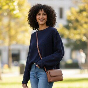 Classic Crew Neck Knitted Sweater